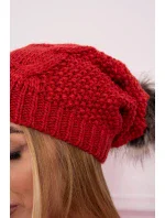 Fleecová čiapka Sandra K210 raspberry Fleecová čiapka Sandra K210 raspberry