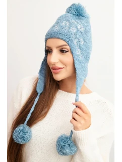 Dámská ušanka Emma K343 denim