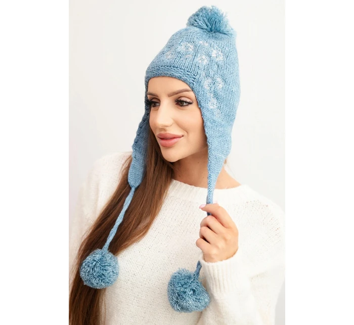 Dámská ušanka Emma K343 denim
