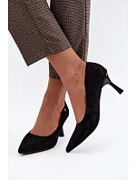Černé dámské lodičky model 22359652 - VINCEZA Černé dámské lodičky model 22359652 - VINCEZA