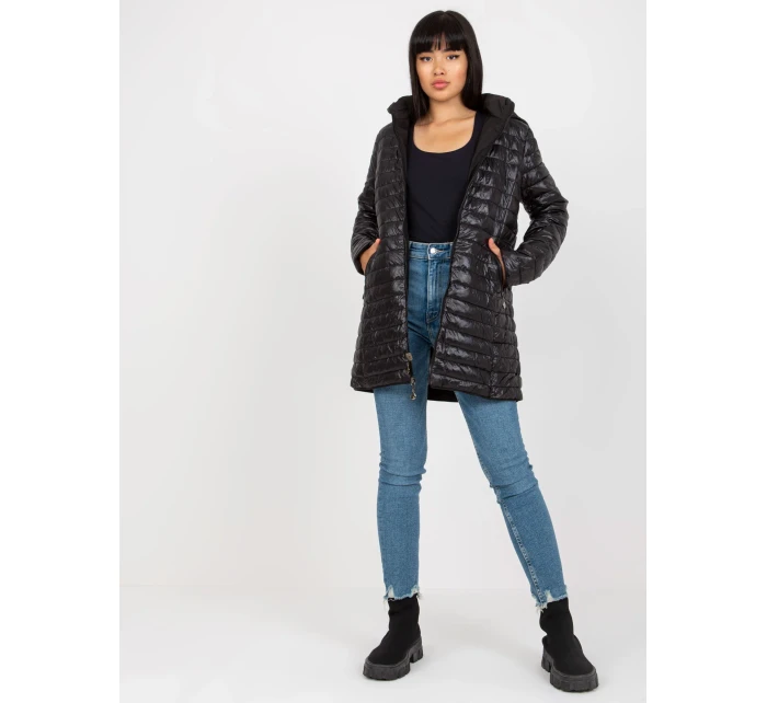 Dámsky kabát NM KR P22 6206 1.70P čierny