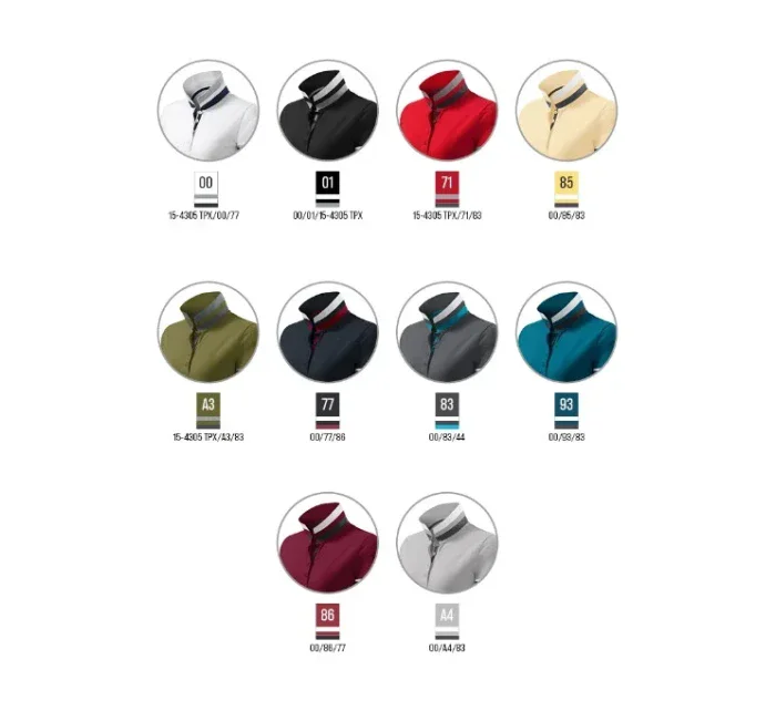 Polokošeľa Collar Up light anthracite Polokošeľa Collar Up light anthracite