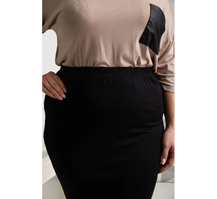 Dámska sukňa P352 čierna - Karko