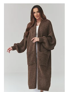 Zapínanie svetra model 226873 Makadamia