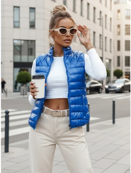 Dámska vesta WIANO modrá FashionStreet TY3550