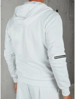 FashionStreet pánska biela tepláková súprava AX0813