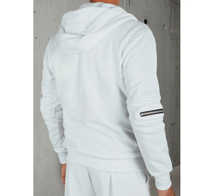 FashionStreet pánska biela tepláková súprava AX0813