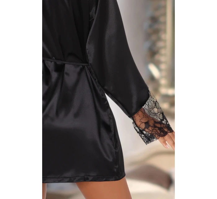 Dámsky župan Fabienne čierny - BEAUTY NIGHT FASHION Dámsky župan Fabienne čierny - BEAUTY NIGHT FASHION