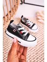 Dětské Klasické Tenisky Nízké BIG STAR model 21545367 Černé - Big Star Shoes Dětské Klasické Tenisky Nízké BIG STAR model 21545367 Černé - Big Star Shoes