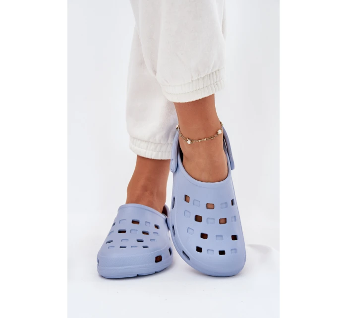 Klapki Damskie Piankowe LEMIGO 806 Niebieskie