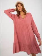 Šaty model 17802962 tmavě růžové - FPrice