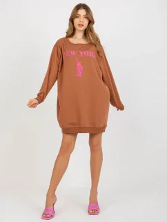 Mikina VI BL 3212.15X svetlo hnedá