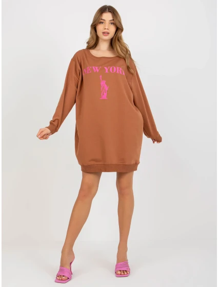 Mikina VI BL 3212.15X svetlo hnedá