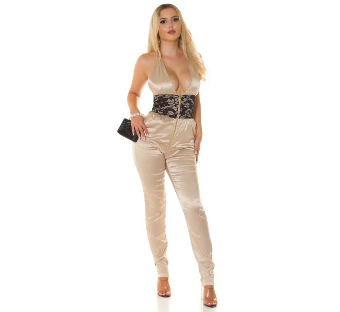 Sexy kombinéza model 21142540 se šněrováním - Koucla