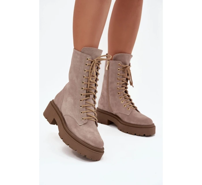 Šnurovací vyšší model 219116 Krok v štýle