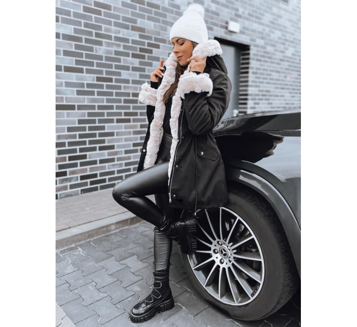 Dámska zimná bunda STARBURST black FashionStreet TY4025 Dámska zimná bunda STARBURST black FashionStreet TY4025