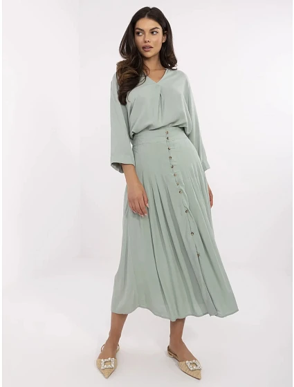 Spódnica model 21116713 pistacjowy - FPrice