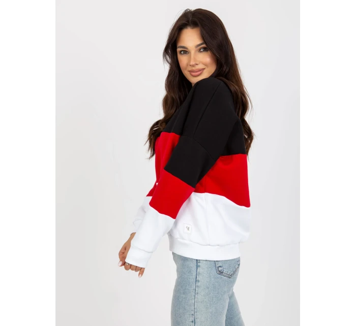 Mikina RV BL 8377.89 čierna a červená Mikina RV BL 8377.89 čierna a červená