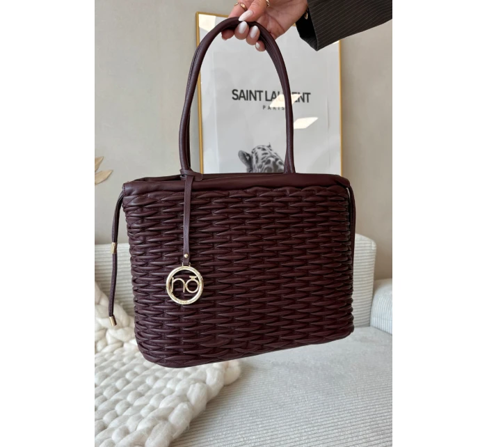 Dámska nákupná taška Nobo - bordová