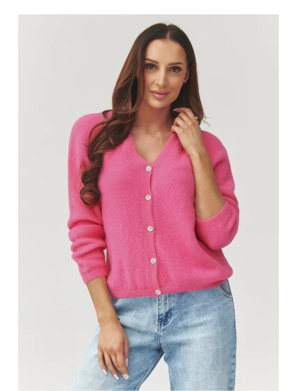 Zapínanie svetra model 223261 Makadamia Zapínanie svetra model 223261 Makadamia