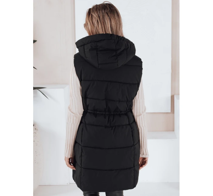 Dámska prešívaná vesta GAMIS čierna FashionStreet TY3291