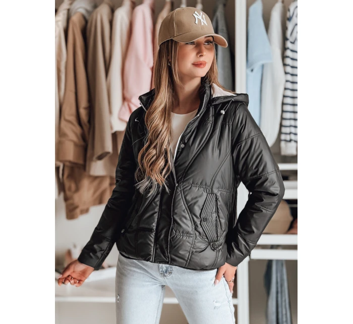 Dámská přechodná prošívaná bunda černá Dstreet model 21986682 - FashionStreet