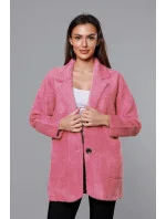Krátky vlnený prehoz cez oblečenie typu alpaka v lososovej farbe (7108-1) Krátky vlnený prehoz cez oblečenie typu alpaka v lososovej farbe (7108-1)