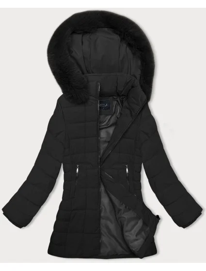Černá prošívaná dámská zimní bunda model 21247014 - J.STYLE