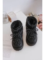 Dětské Zimní Boty S Kožíškem Černé model 21680341 - Boto Dětské Zimní Boty S Kožíškem Černé model 21680341 - Boto