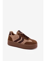 Dámske tenisky na platforme s remienkami Camel Kaya