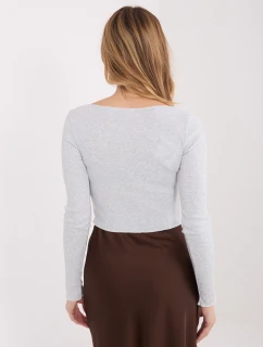 Blúzka WT BZ A1247.25 svetlosivá