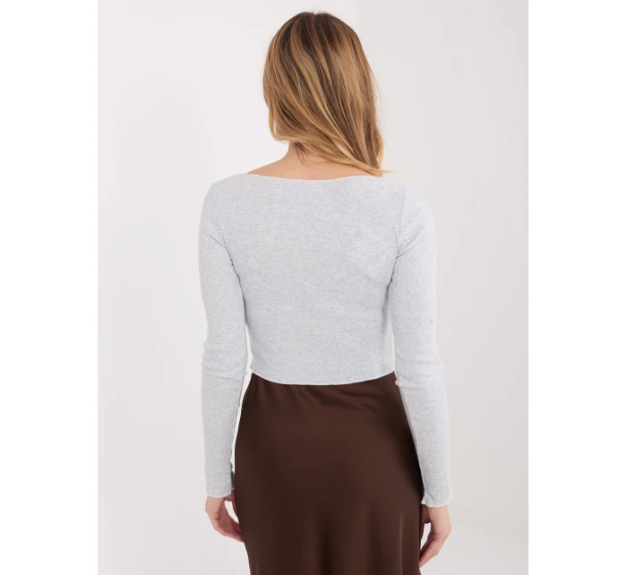 Blúzka WT BZ A1247.25 svetlosivá