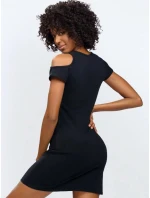 Dámska nočná košeľa Slip Esi Black - DKaren