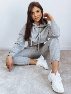 Dámská tepláková souprava světle šedá model 21964603 - Dstreet