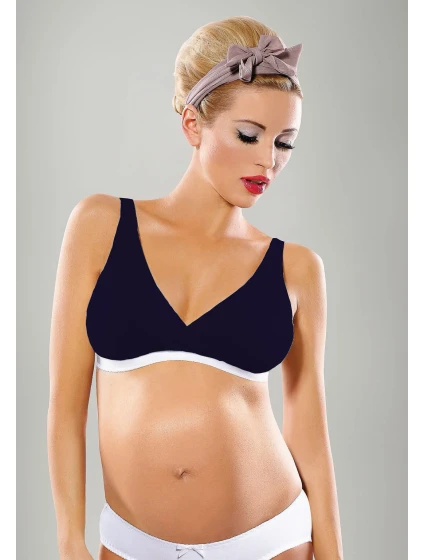 Mäkká dámska podprsenka Mama Basic Lilly farba K