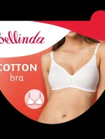 Nevystužená bavlnená podprsenka COTTON BRA - Bellinda - čierna