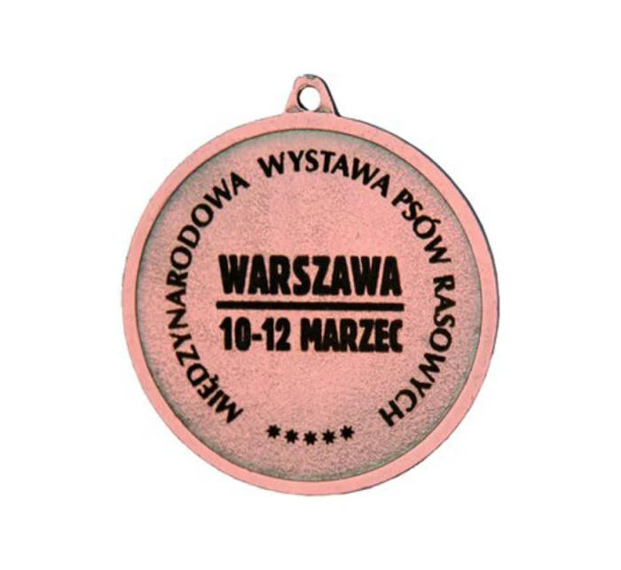 Kovová medaila s laserovým gravírovaním - RMI