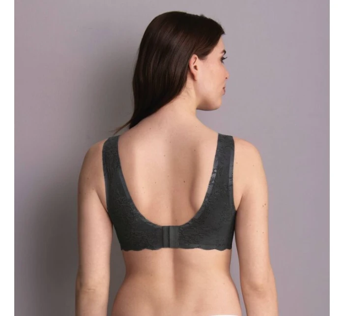 Anita Essential Lace - čipkovaná podprsenka bez kostice s vyberateľnými vypchávkami (5400) antracitová
