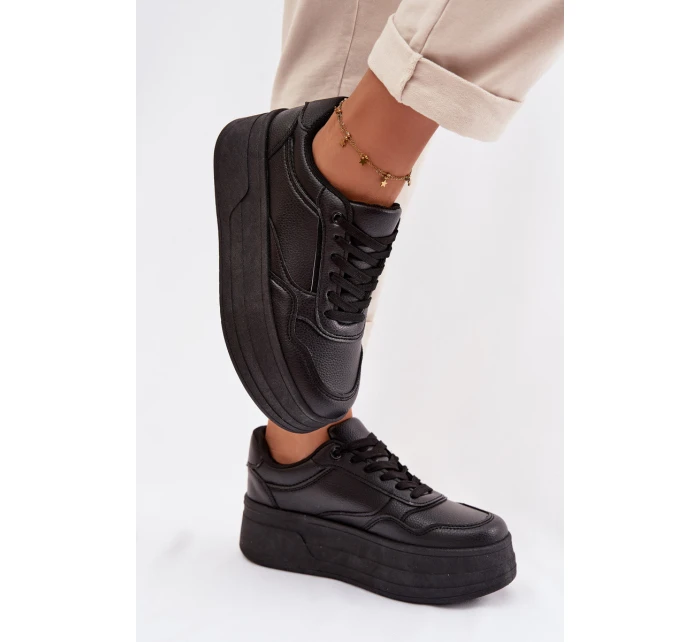 Dámské tenisky na masivní platformě Černé Feressa Dámské tenisky na masivní platformě Černé Feressa