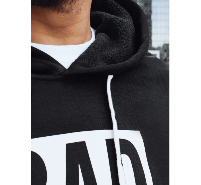 Pánska mikina s kapucňou čierna FashionStreet BX5925