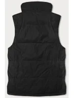 Obojstranná čierna dámska vesta (2383)