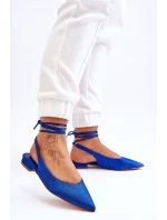 Vázané Baleríny S Modre model 21612808 - Boto