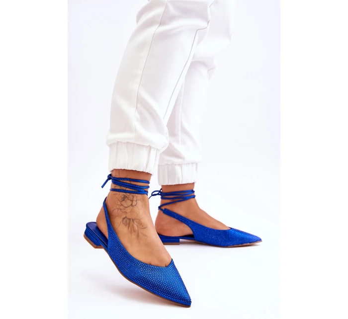 Vázané Baleríny S Modre model 21612808 - Boto