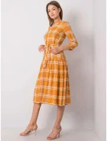 Dámské šaty model 18909747 tmavě žlutá Lakerta - FPrice