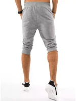 FashionStreet pánske svetlosivé teplákové šortky SX1535