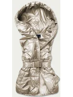 Béžová dámská oversize vesta model 17099458 - KAMADA