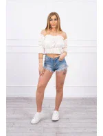 Španělská halenka ecru Španělská halenka ecru