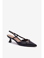 Sandále na podpätku model 227444 Krok vo veľkom štýle