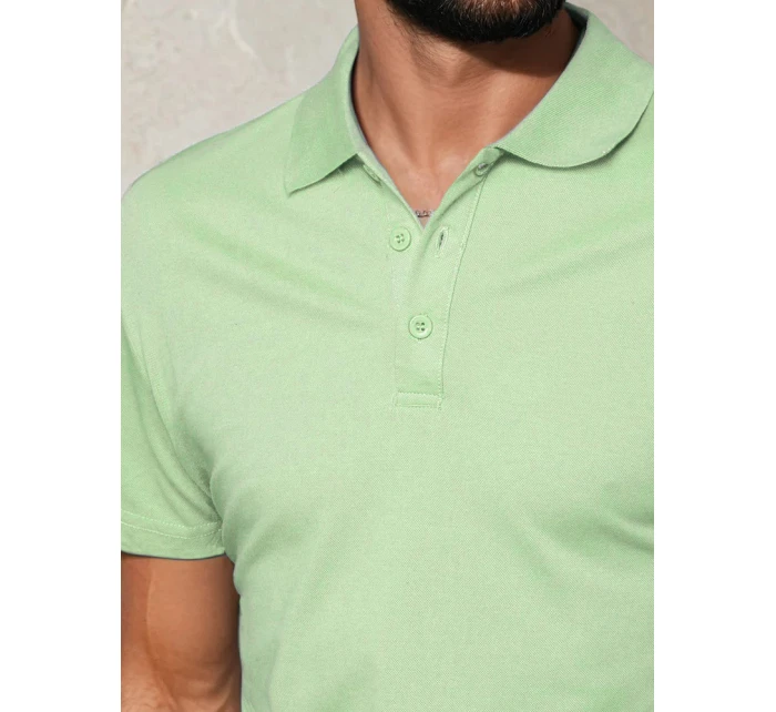 Pánské zelené polo tričko Dstreet model 21967826 - FashionStreet
