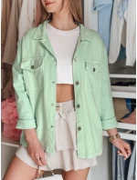 Dámská košilová bunda oversize mint Dstreet model 21987113 - FashionStreet